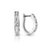 White Gold Hoop Earrings-E82W