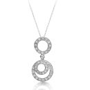 14ct White Gold Diamond Pendant-DPL418WP