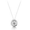 18ct White Gold Diamond Pendant-DPL433W